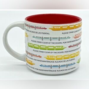 Nwot Disney Parks Monorail Please Stand Clear of the Doors Coffee Mug